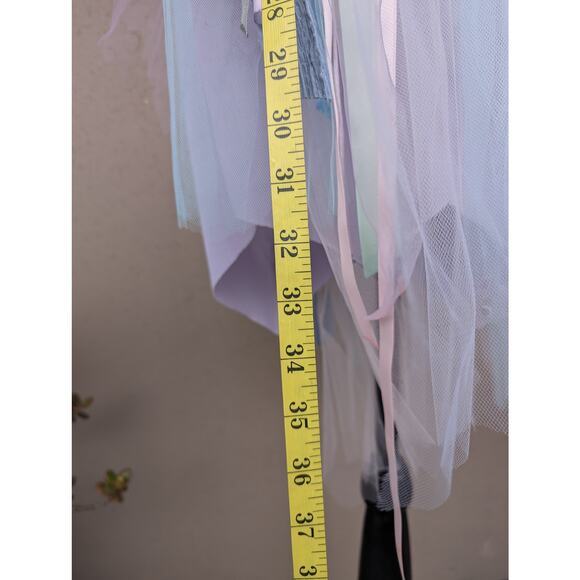 💜Handmade Fairy Pixie Dress – Lavender with Floral Tulle – 36B Base - Picture 10 of 10